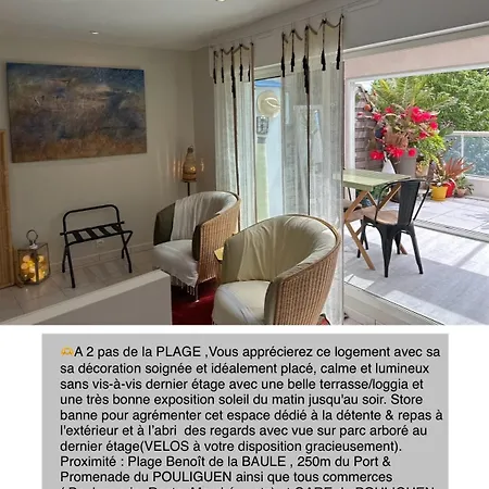 Apartment Appt, Terrasse ,velo , Plages & Port A Proximite , Idealement Bien Situe, Dernier Etage *