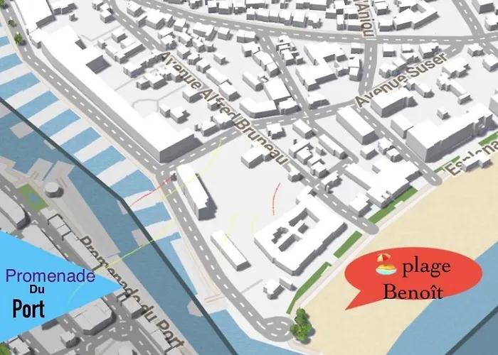 Apartment Appt, Terrasse ,velo , Plages & Port A Proximite , Idealement Bien Situe, Dernier Etage